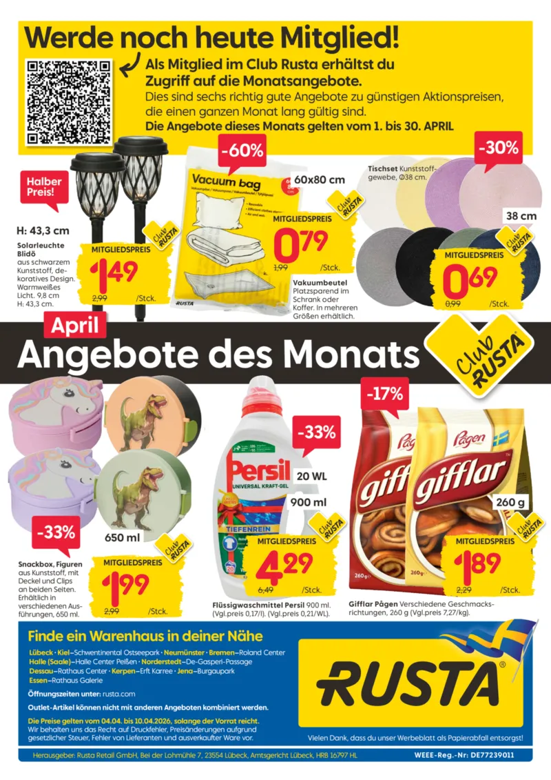Rusta Prospekt vom 04.04.2026, Seite 18