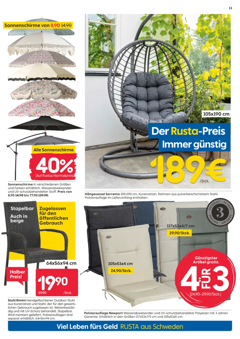 Rusta Prospekt vom 18.04.2026, Seite 13