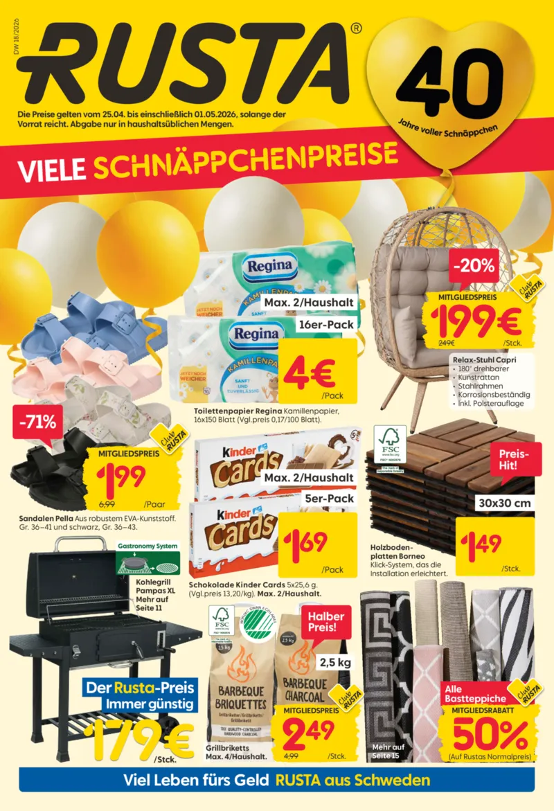 Rusta Prospekt vom 25.04.2026, Seite 1