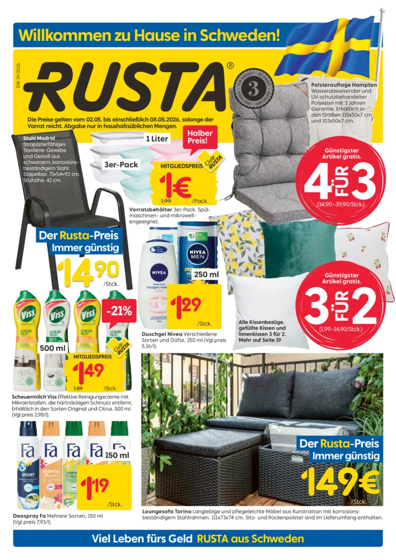 Rusta Prospekt vom 02.05.2026, Seite 1