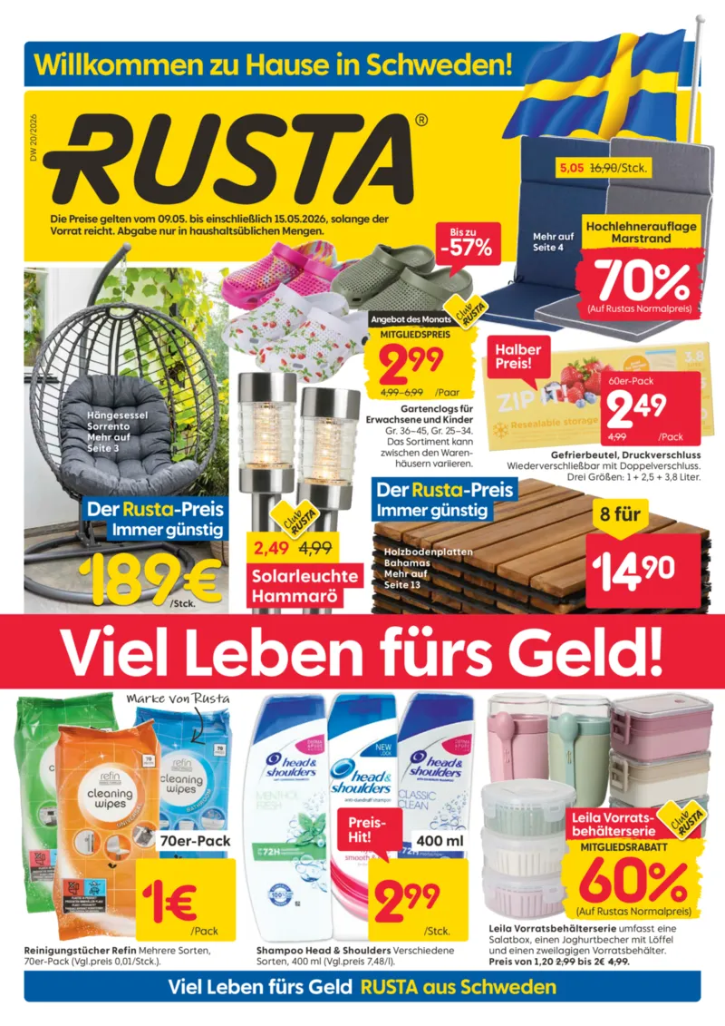 Rusta Prospekt vom 09.05.2026, Seite 1