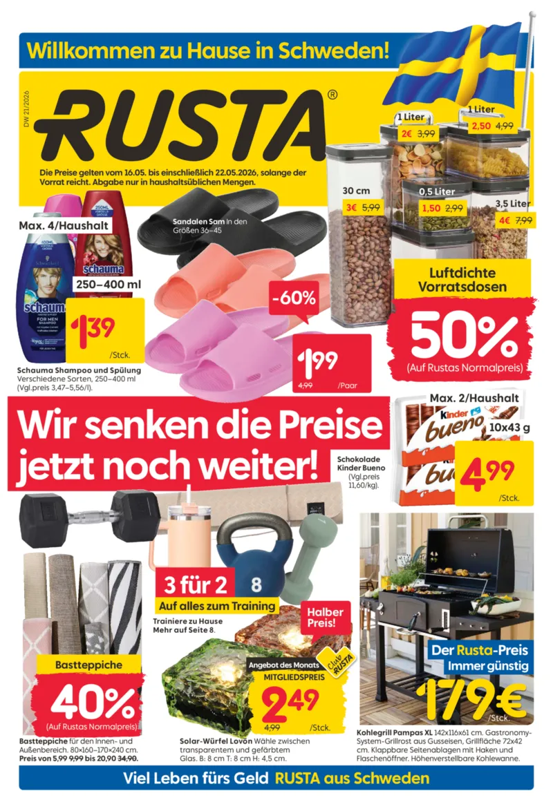 Rusta Prospekt vom 16.05.2026, Seite 1