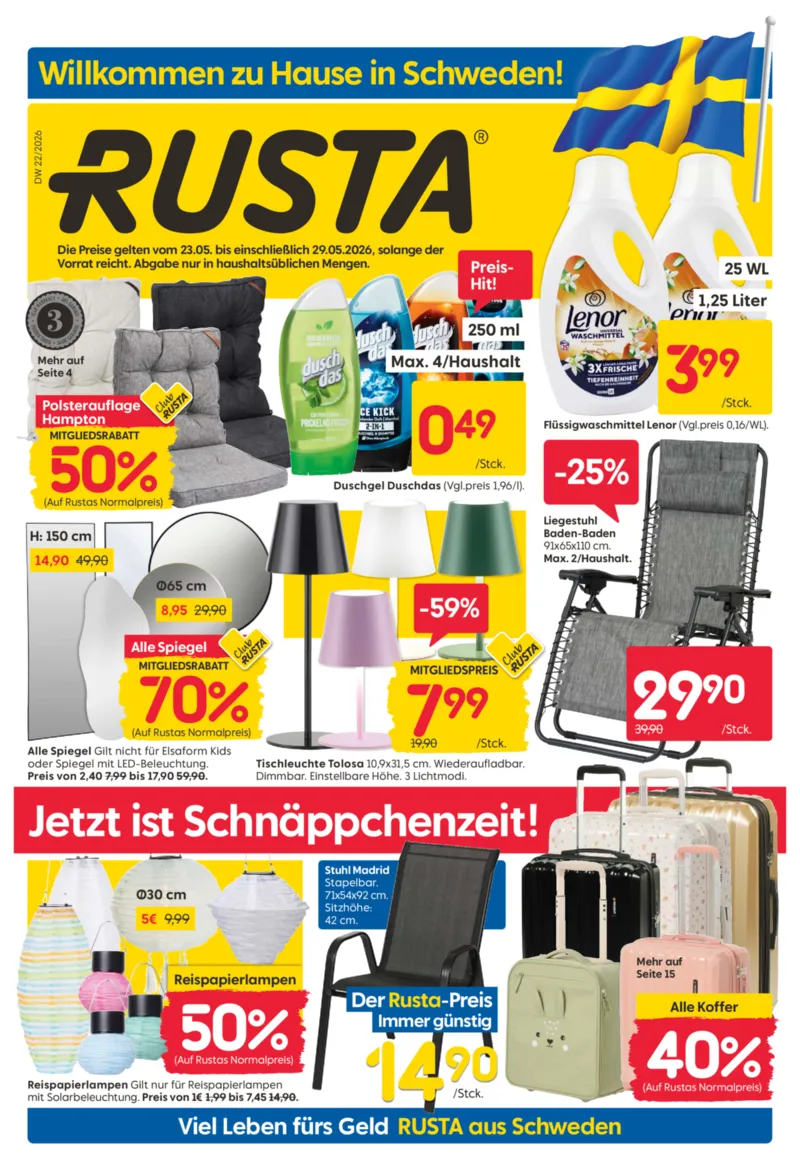 Rusta Prospekt vom 23.05.2026, Seite 1