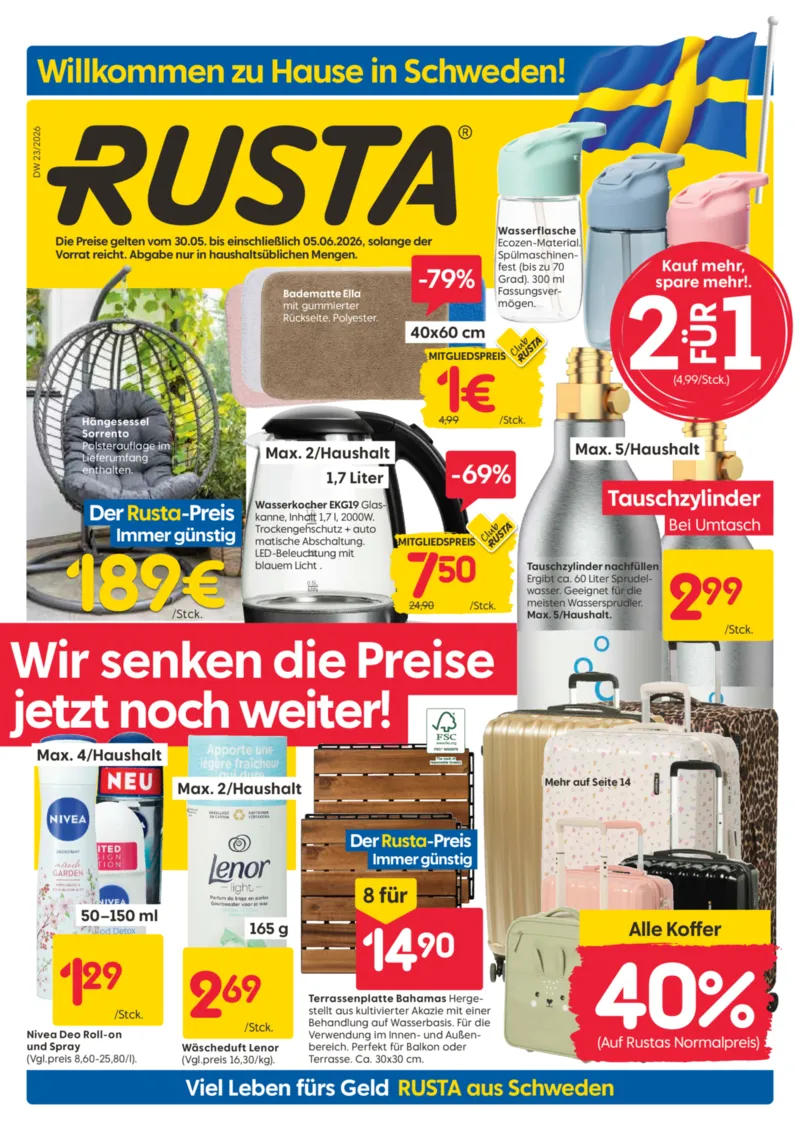 Rusta Prospekt vom 30.05.2026, Seite 1