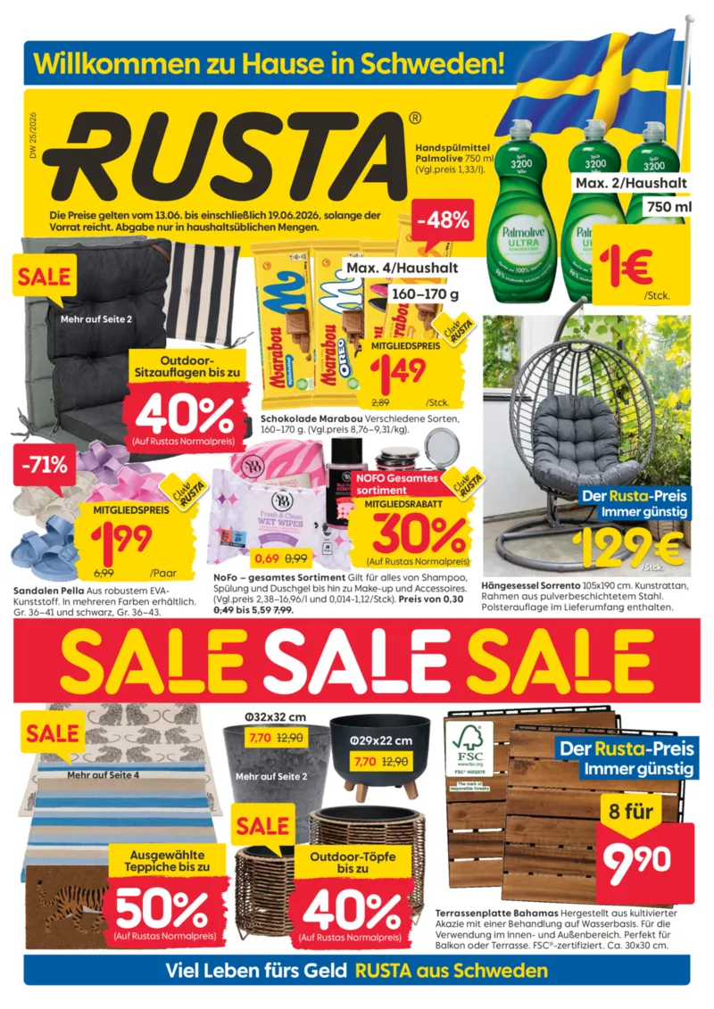 Rusta Prospekt vom 13.06.2026, Seite 1