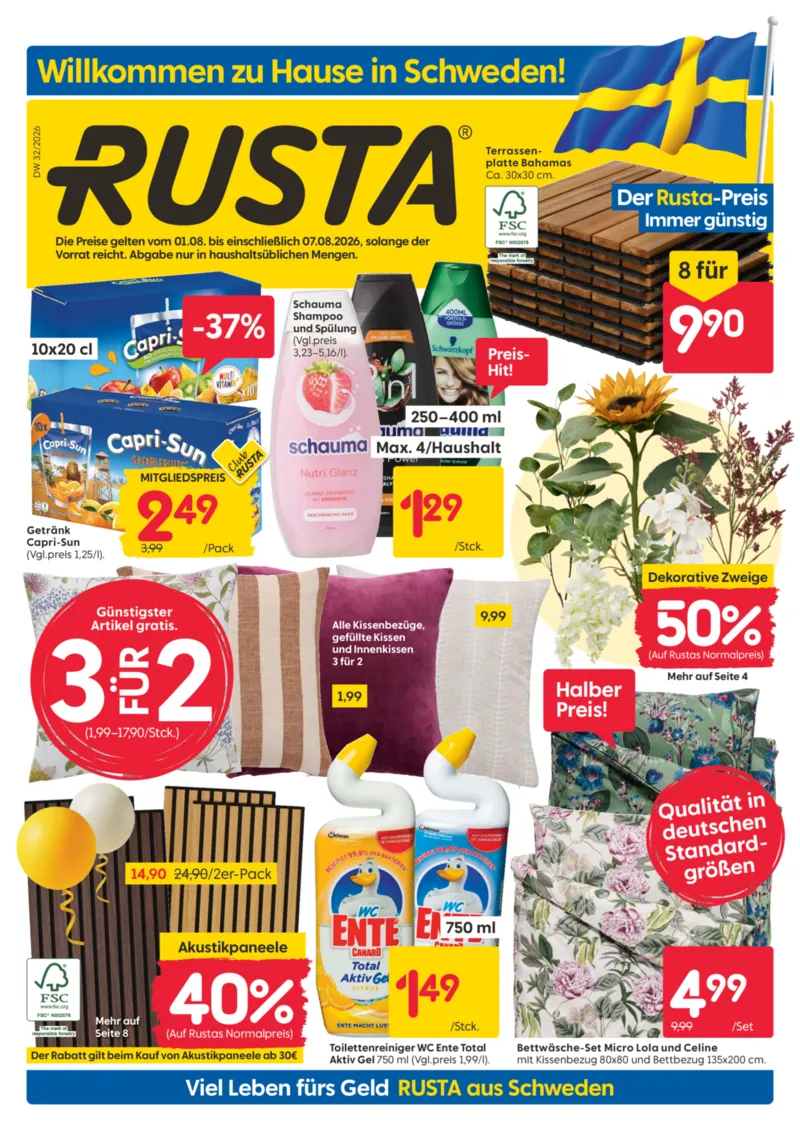 Rusta Prospekt vom 01.08.2026, Seite 1