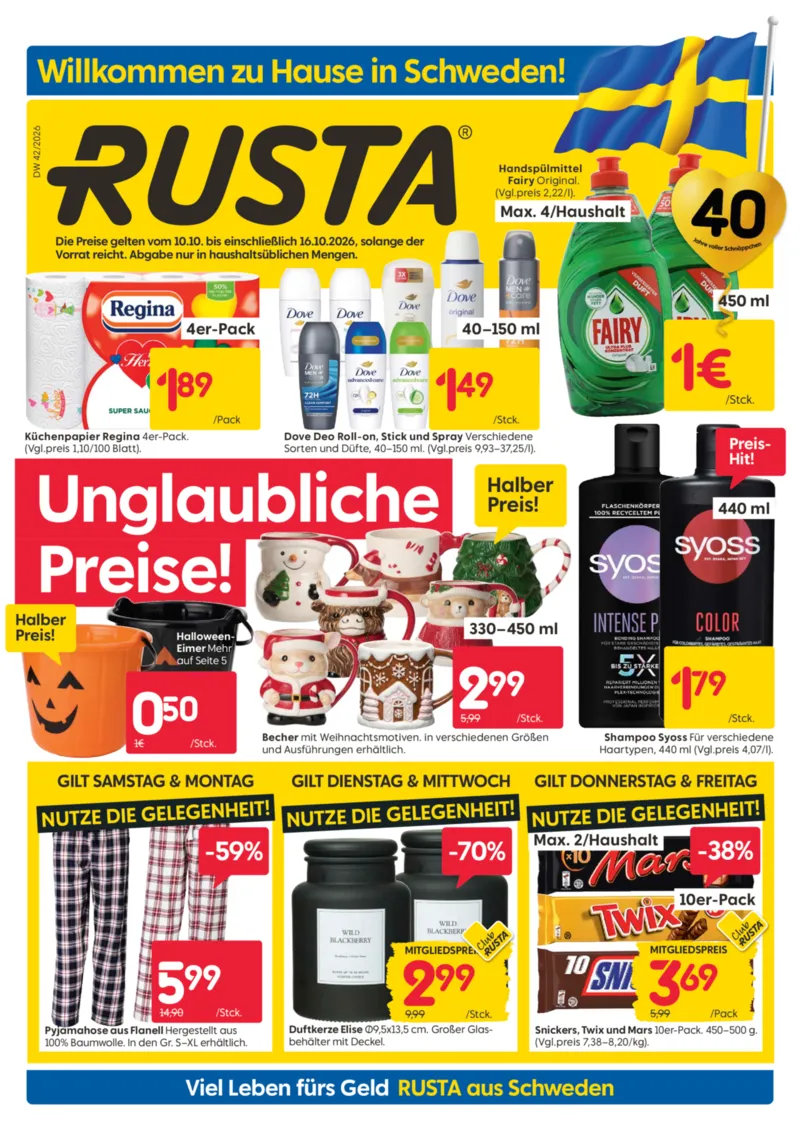 Rusta Prospekt vom 10.10.2026, Seite 1