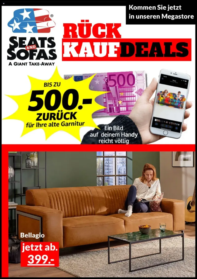 Seats and Sofas Prospekt vom 28.04.2025, Seite 1