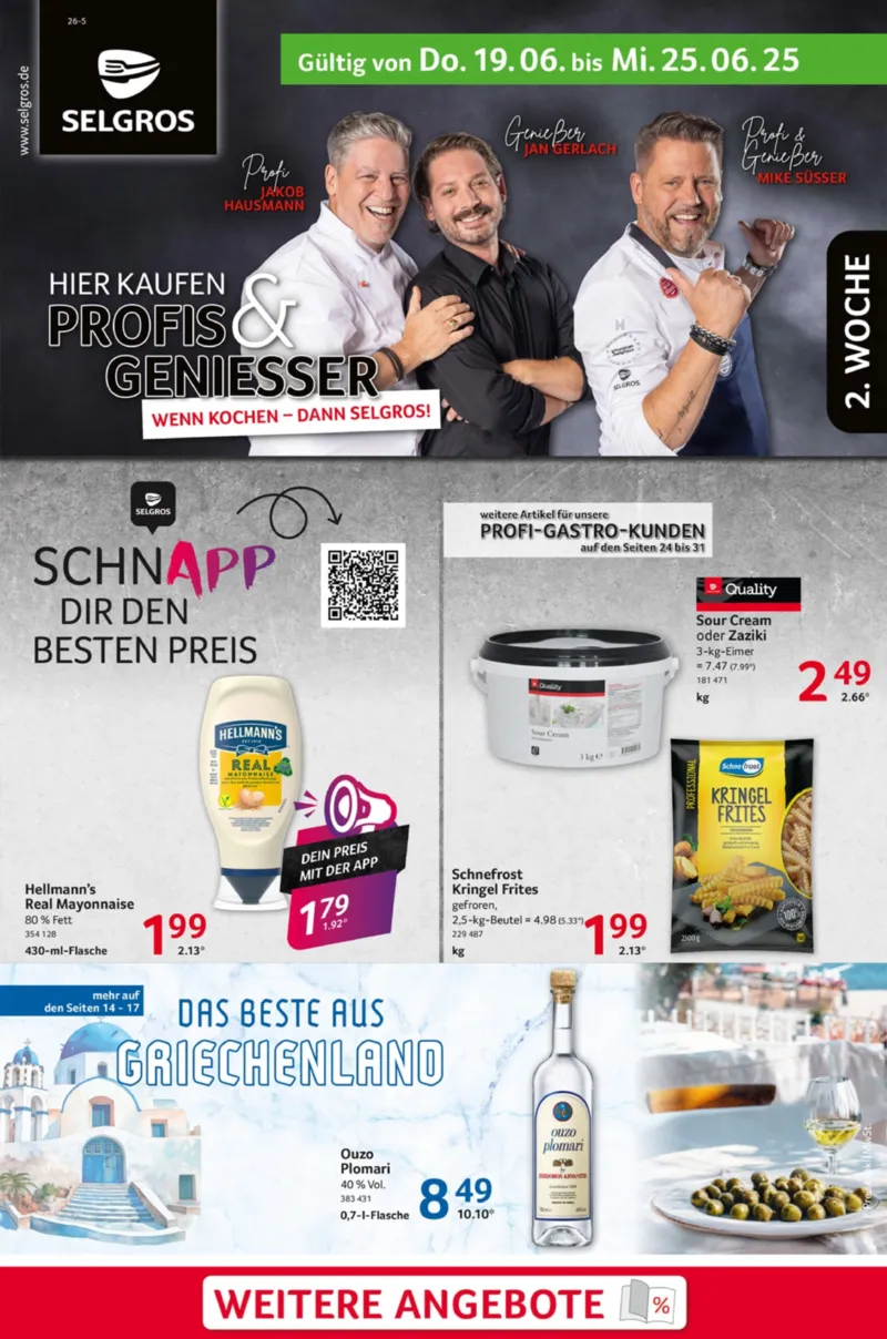 Selgros Prospekt vom 19.06.2025, Seite 1