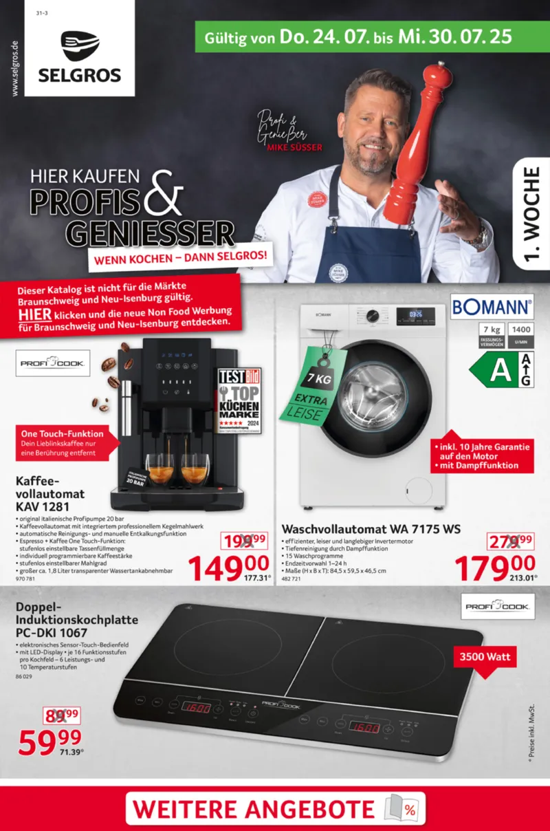Selgros Prospekt vom 24.07.2025, Seite 1