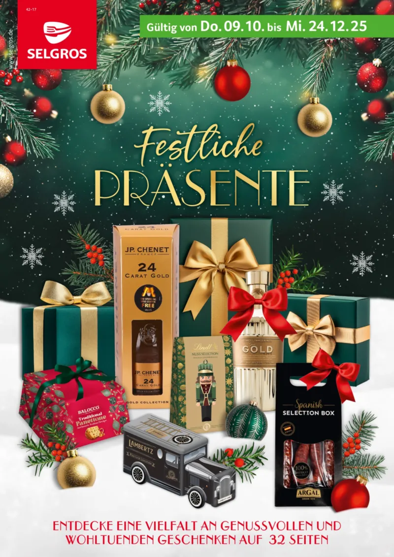 Selgros Prospekt vom 09.10.2025, Seite 1