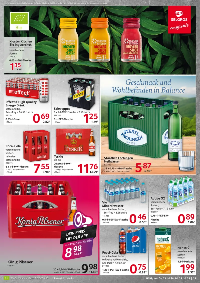 Selgros Prospekt vom 23.10.2025, Seite 21