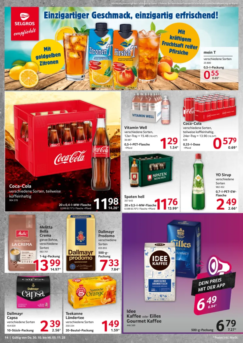 Selgros Prospekt vom 30.10.2025, Seite 14 Selgros Prospekt vom 30.10.2025, Seite 14