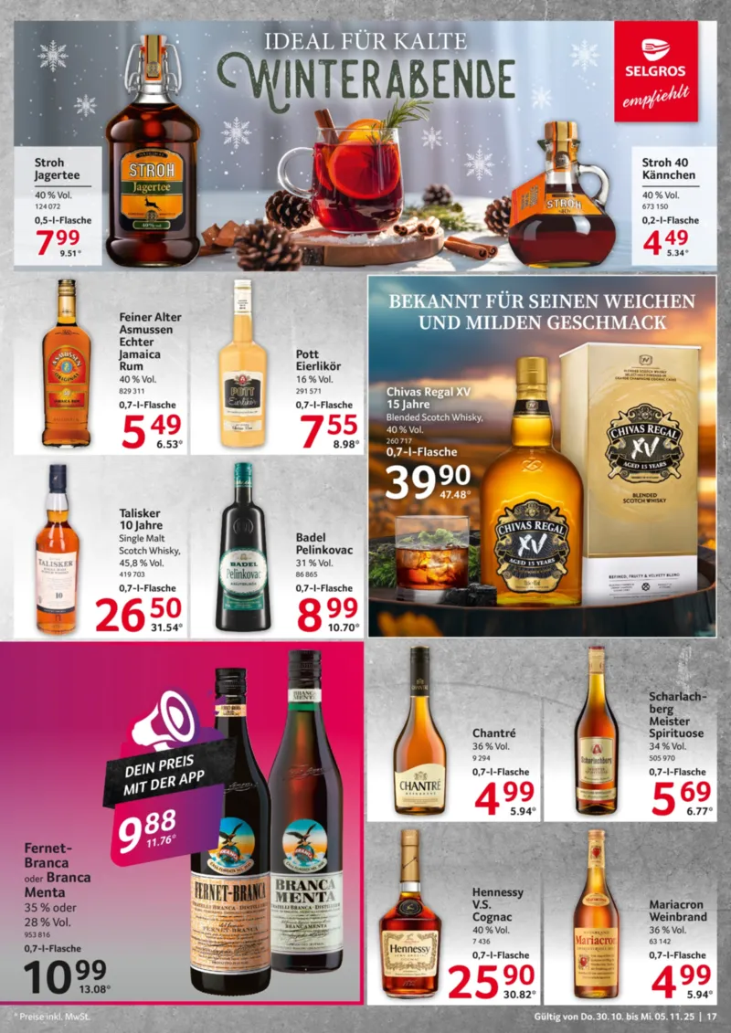 Selgros Prospekt vom 30.10.2025, Seite 17 Selgros Prospekt vom 30.10.2025, Seite 17