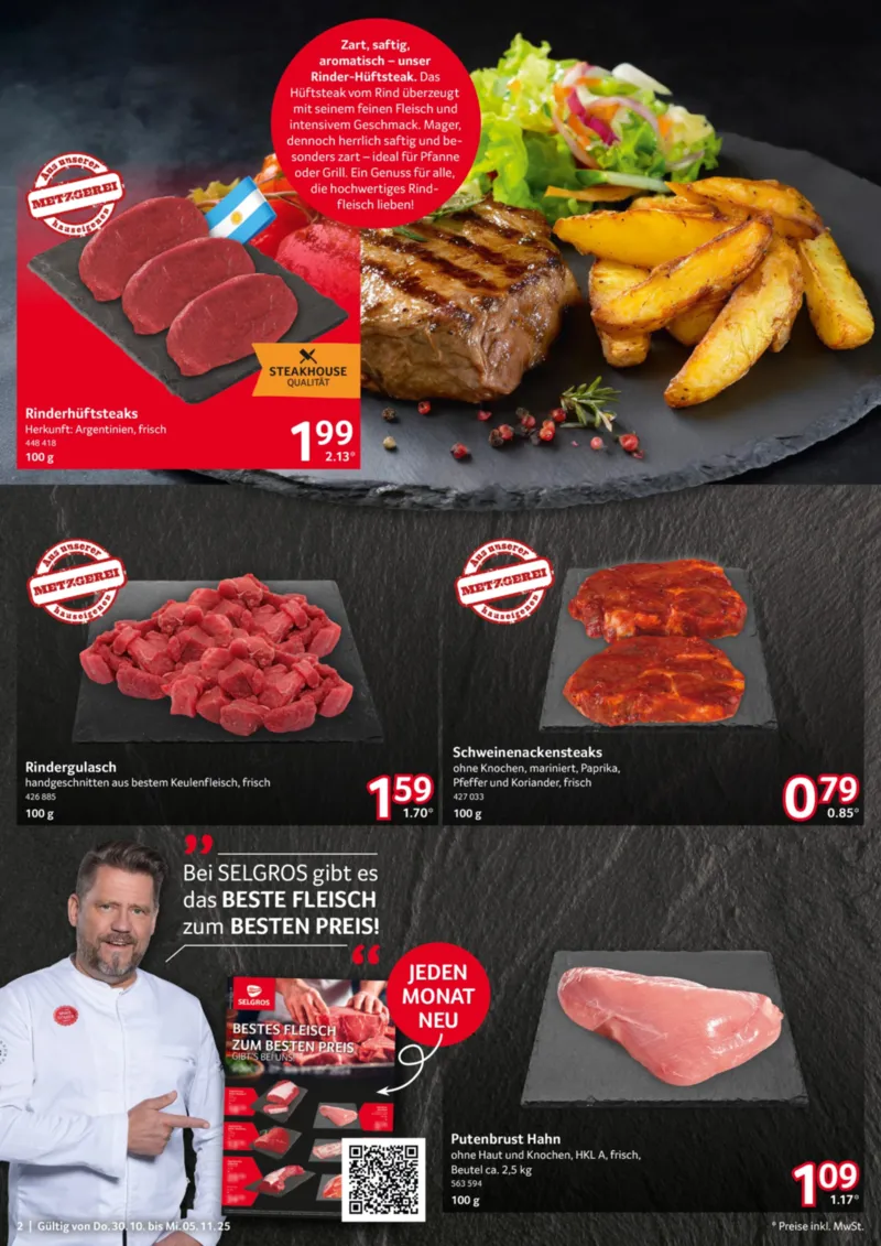 Selgros Prospekt vom 30.10.2025, Seite 2 Selgros Prospekt vom 30.10.2025, Seite 2