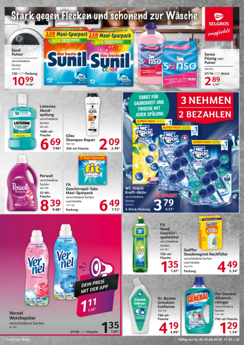 Selgros Prospekt vom 30.10.2025, Seite 23 Selgros Prospekt vom 30.10.2025, Seite 23