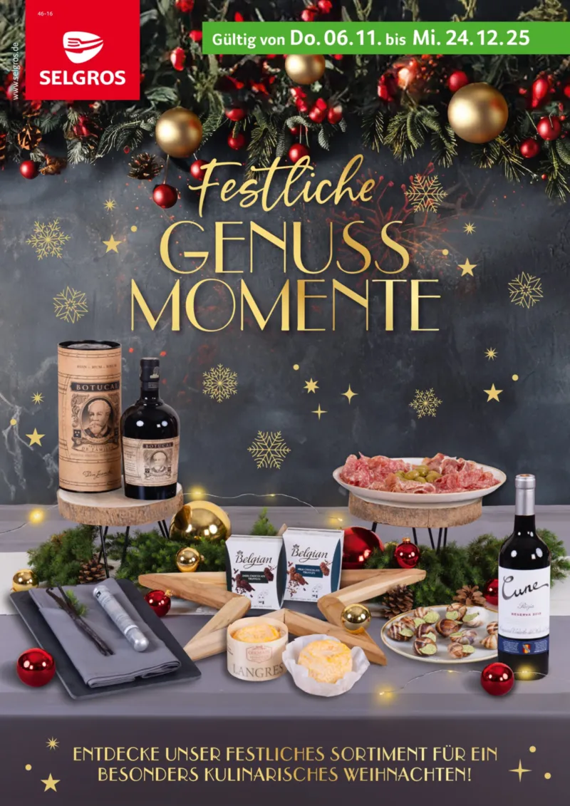 Selgros Prospekt vom 06.11.2025, Seite 1