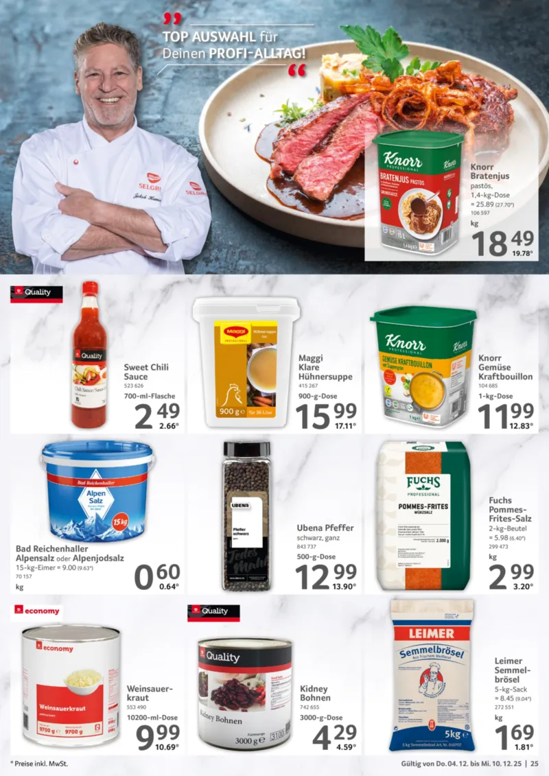 Selgros Prospekt vom 04.12.2025, Seite 25