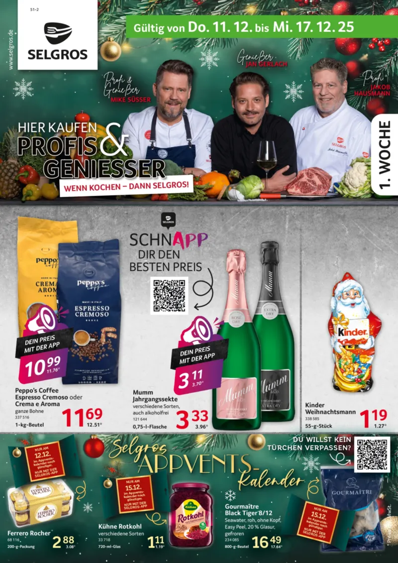 Selgros Prospekt vom 11.12.2025, Seite 1