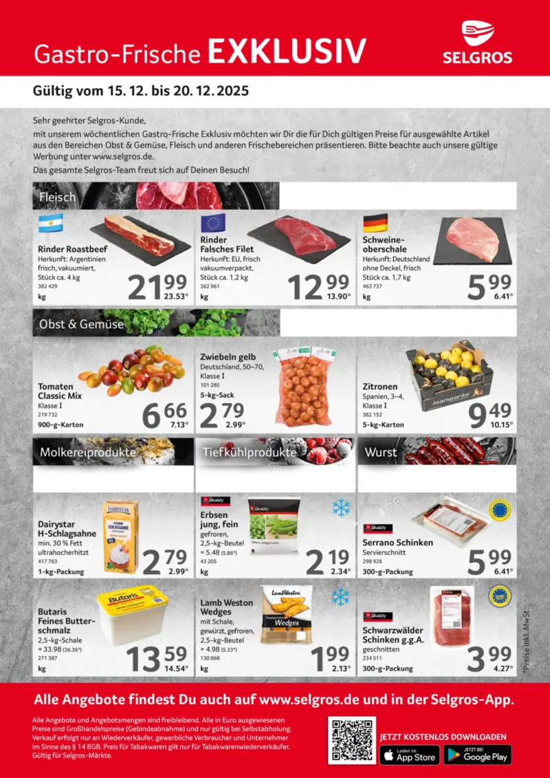 Selgros Prospekt vom 15.12.2025, Seite 1