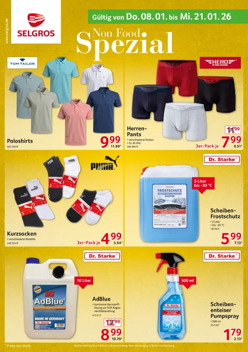Selgros Prospekt vom 08.01.2026, Seite 1
