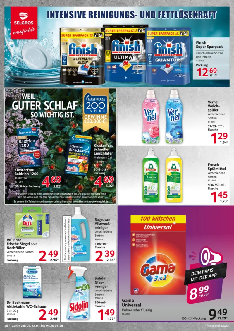 Selgros Prospekt vom 22.01.2026, Seite 20