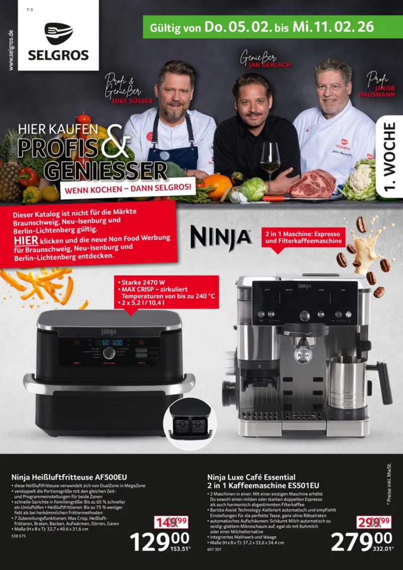 Selgros Prospekt vom 05.02.2026, Seite 1