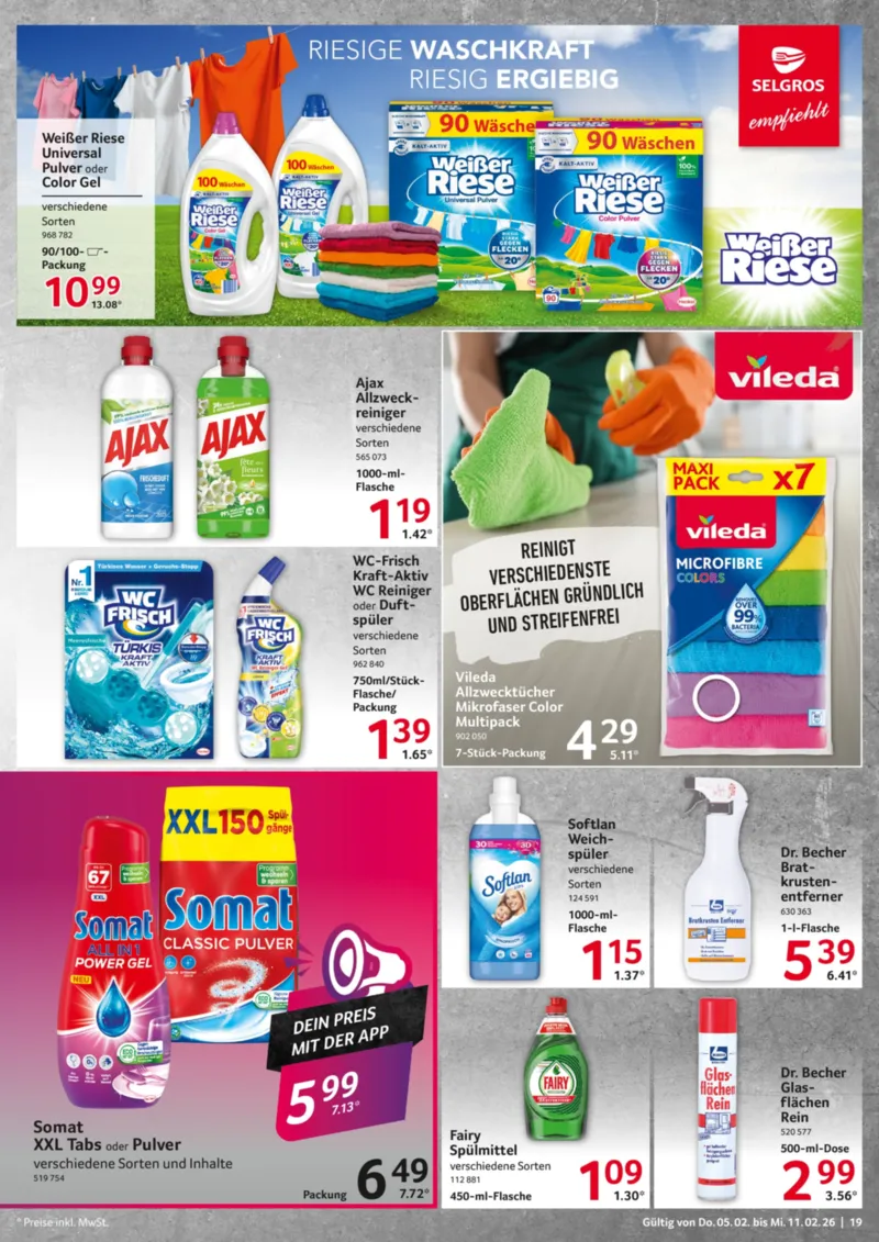 Selgros Prospekt vom 05.02.2026, Seite 19