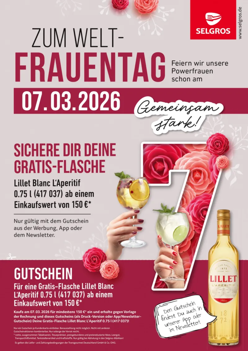 Selgros Prospekt vom 07.03.2026, Seite 1