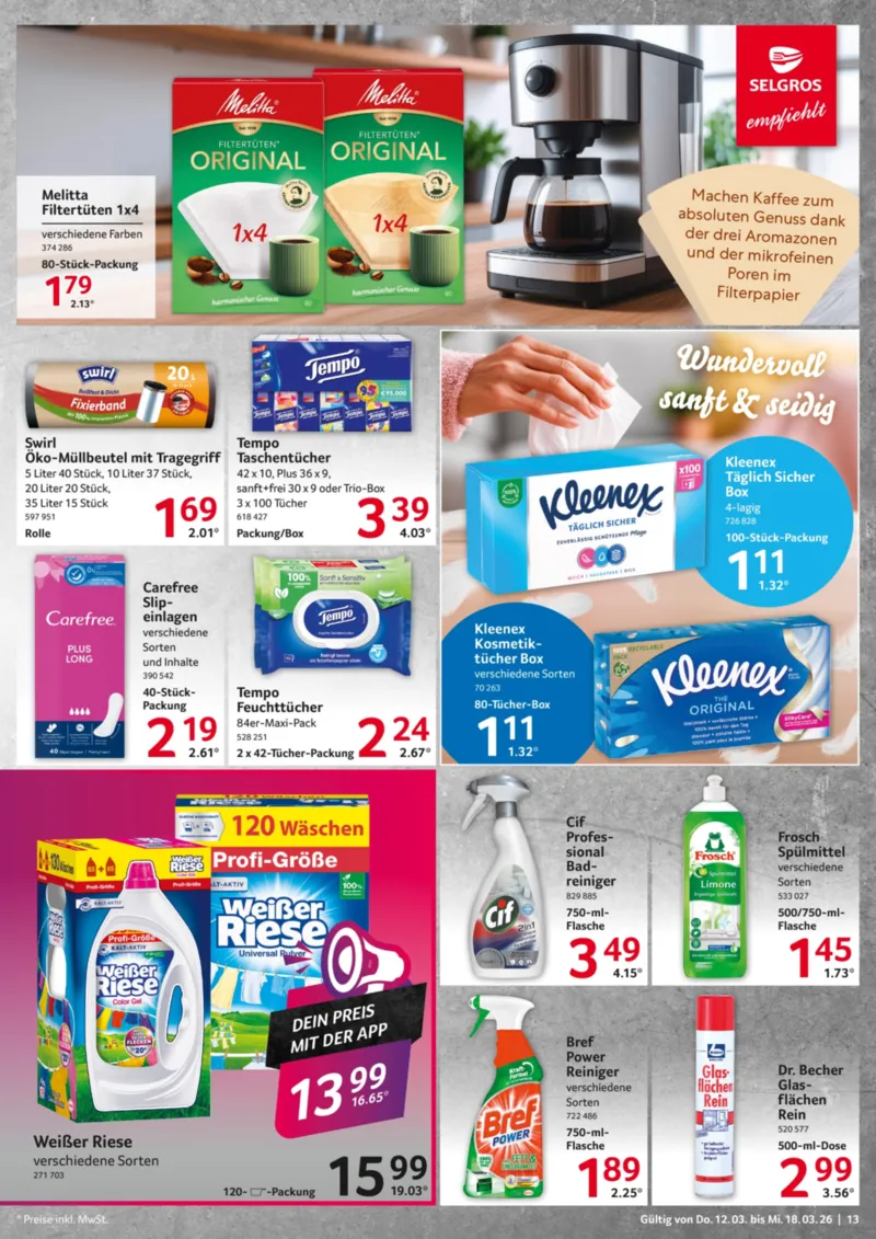 Selgros Prospekt vom 12.03.2026, Seite 13