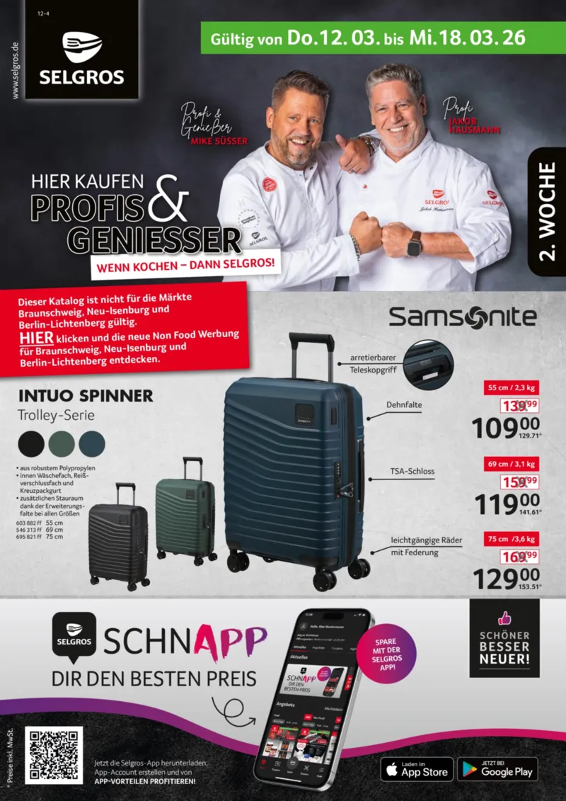 Selgros Prospekt vom 12.03.2026, Seite 1