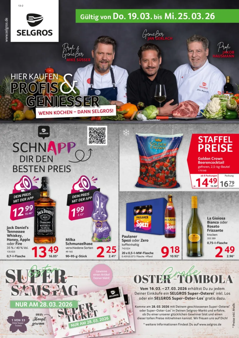 Selgros Prospekt vom 19.03.2026, Seite 1