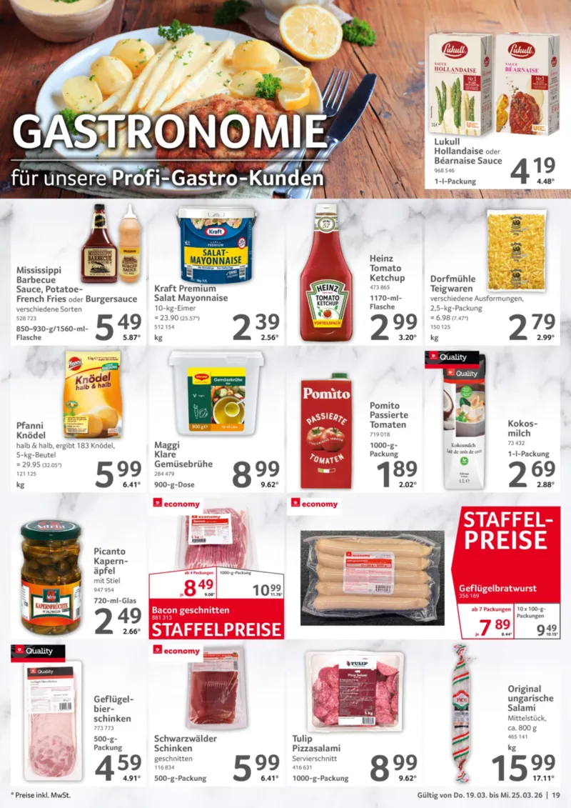 Selgros Prospekt vom 19.03.2026, Seite 19