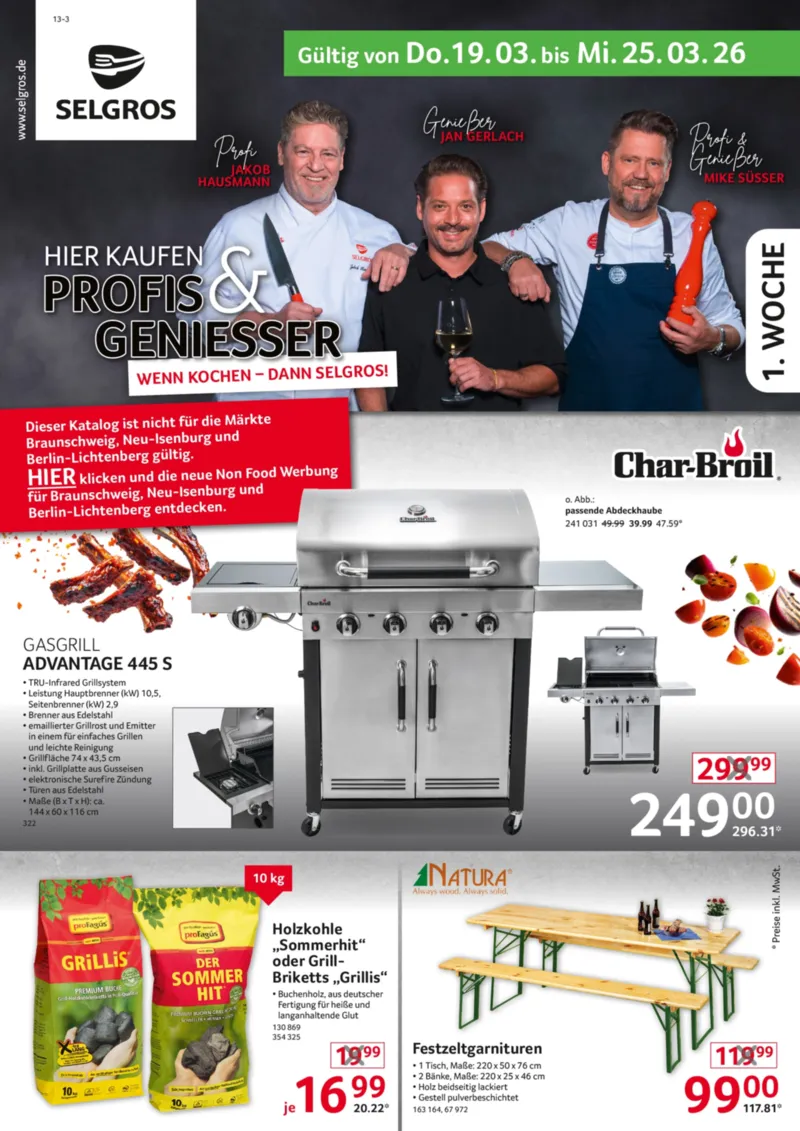 Selgros Prospekt vom 19.03.2026, Seite 1