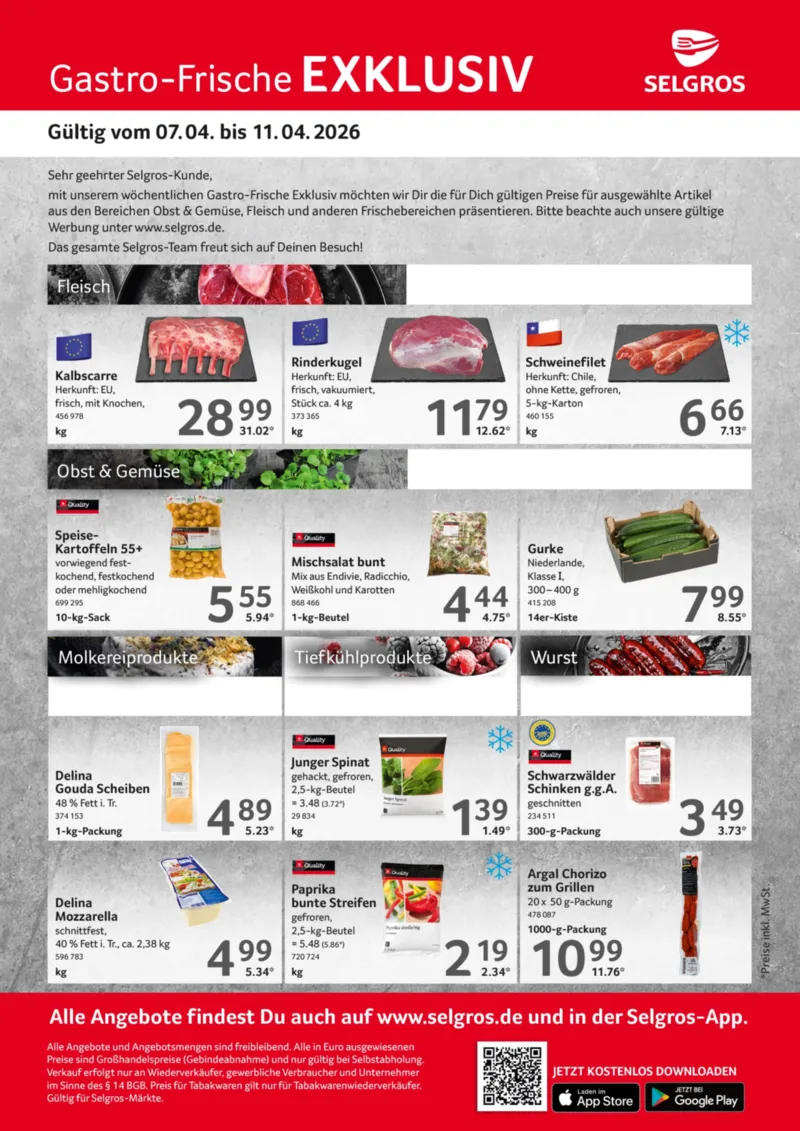 Selgros Prospekt vom 07.04.2026, Seite 1
