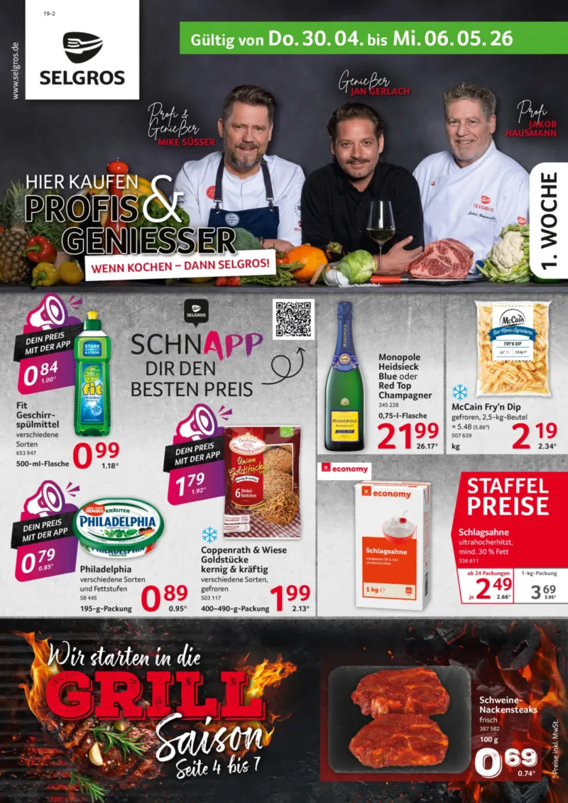 Selgros Prospekt vom 30.04.2026, Seite 1