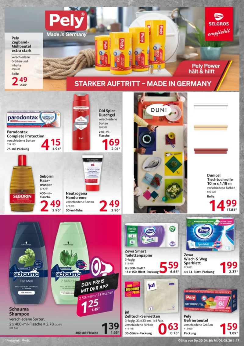 Selgros Prospekt vom 30.04.2026, Seite 17