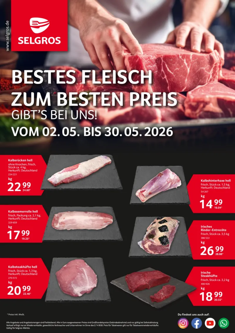 Selgros Prospekt vom 02.05.2026, Seite 1