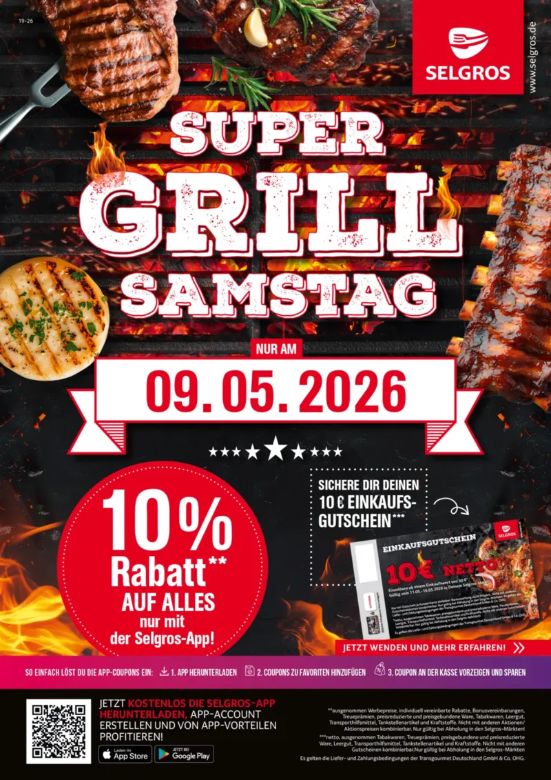 Selgros Prospekt vom 09.05.2026, Seite 1