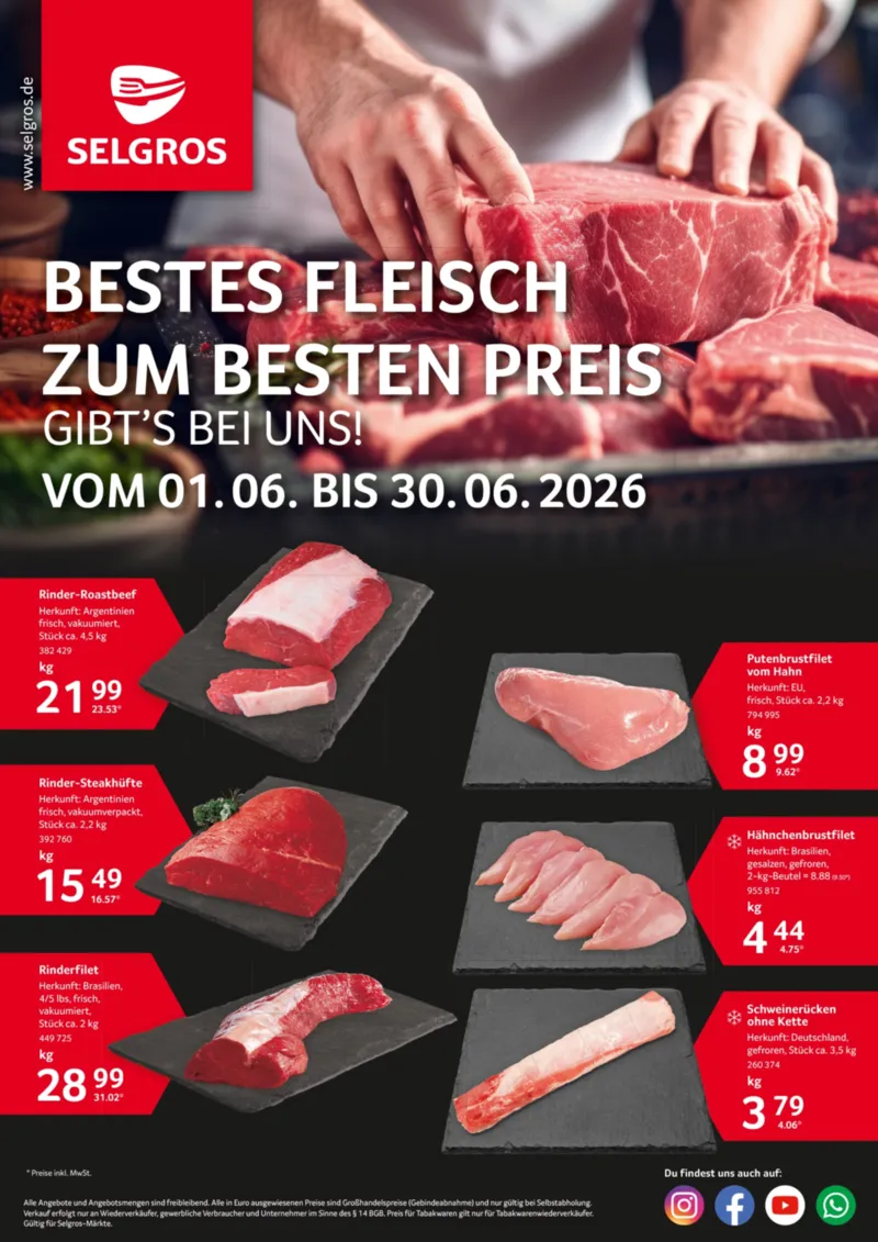 Selgros Prospekt vom 01.06.2026, Seite 1