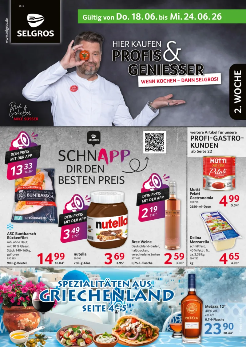 Selgros Prospekt vom 18.06.2026, Seite 1