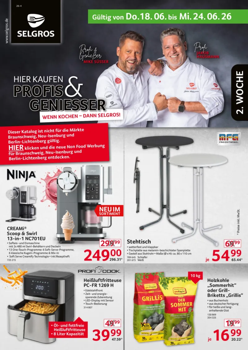 Selgros Prospekt vom 18.06.2026, Seite 1