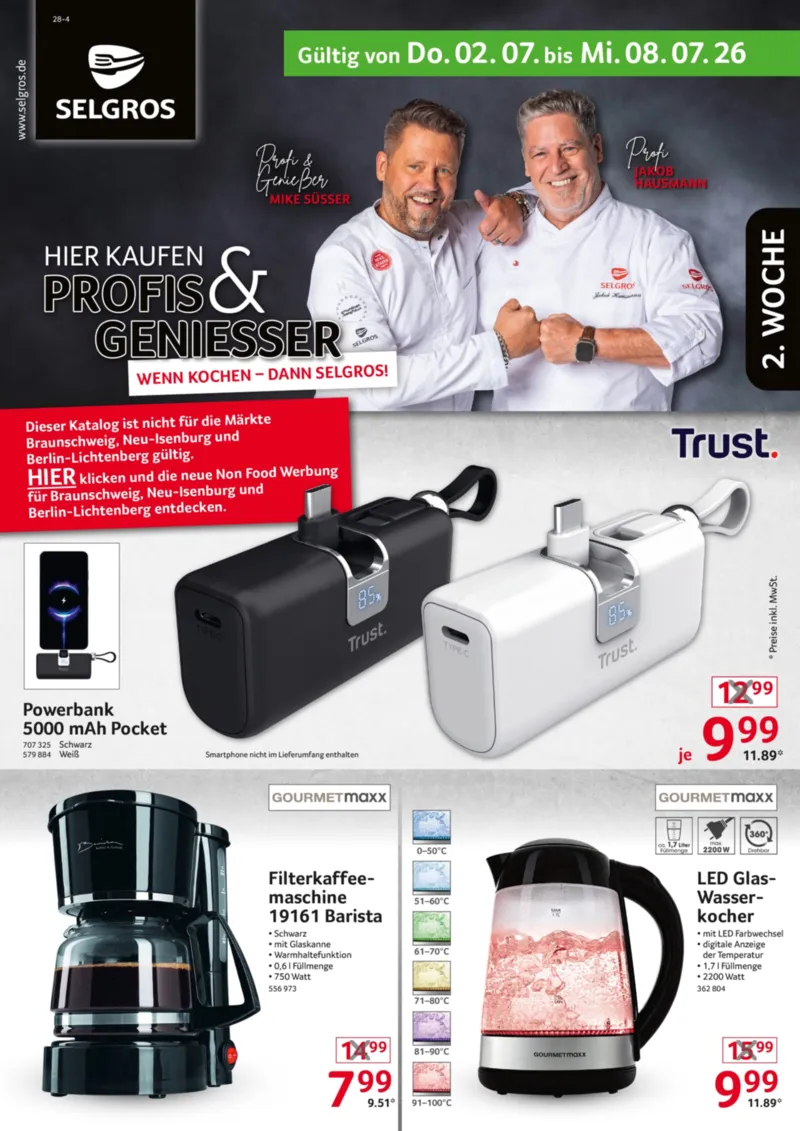 Selgros Prospekt vom 02.07.2026, Seite 1