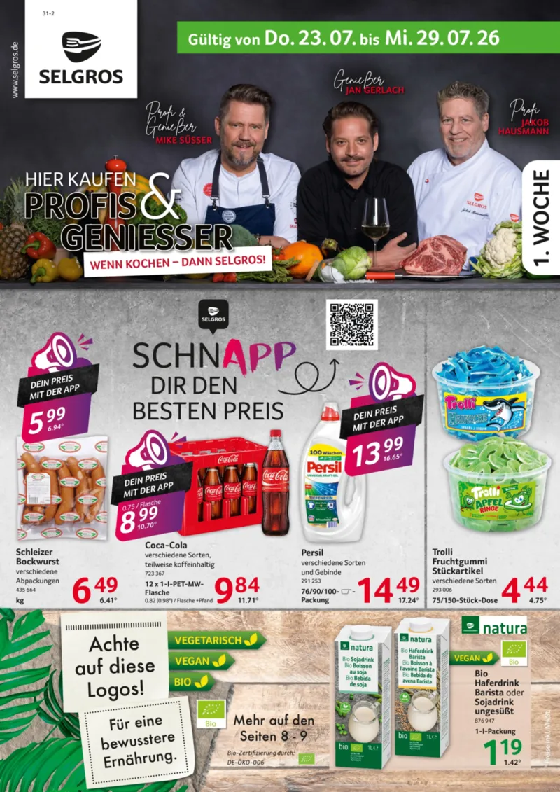 Selgros Prospekt vom 23.07.2026, Seite 1