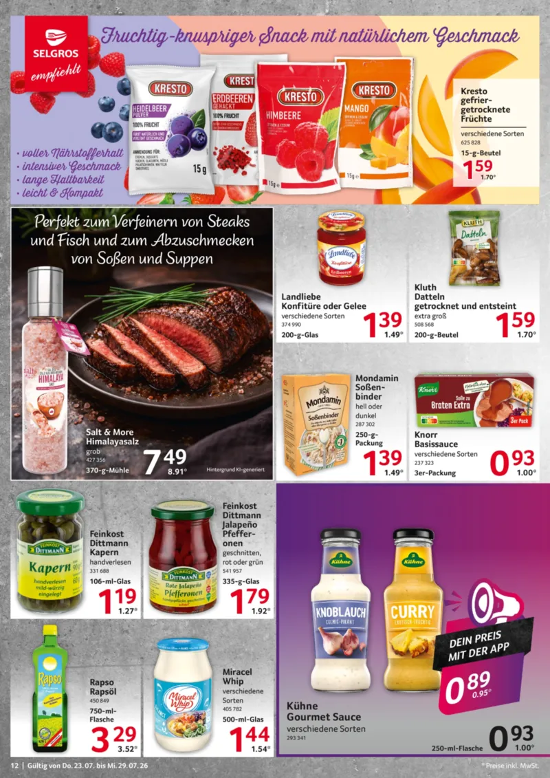 Selgros Prospekt vom 23.07.2026, Seite 12