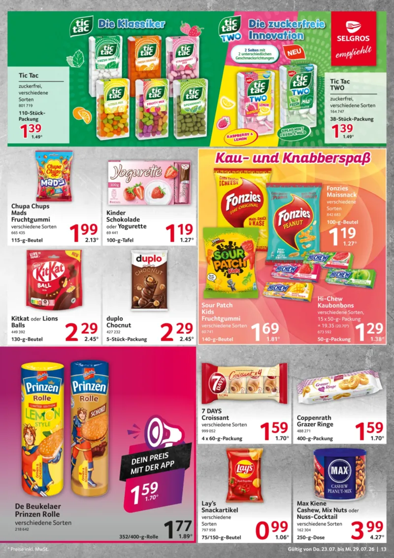 Selgros Prospekt vom 23.07.2026, Seite 13