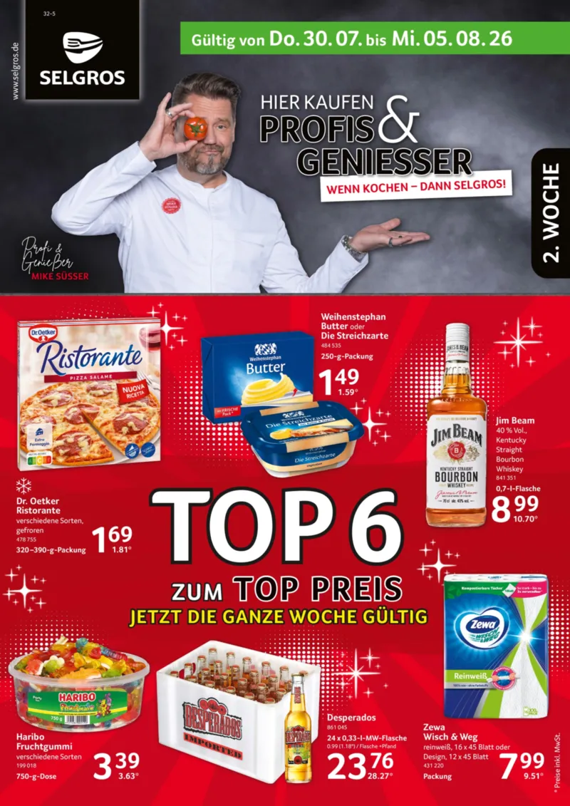 Selgros Prospekt vom 30.07.2026, Seite 1