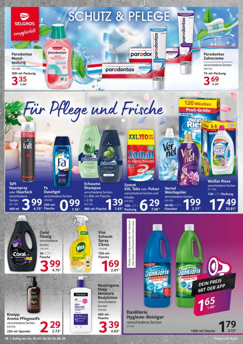 Selgros Prospekt vom 30.07.2026, Seite 18