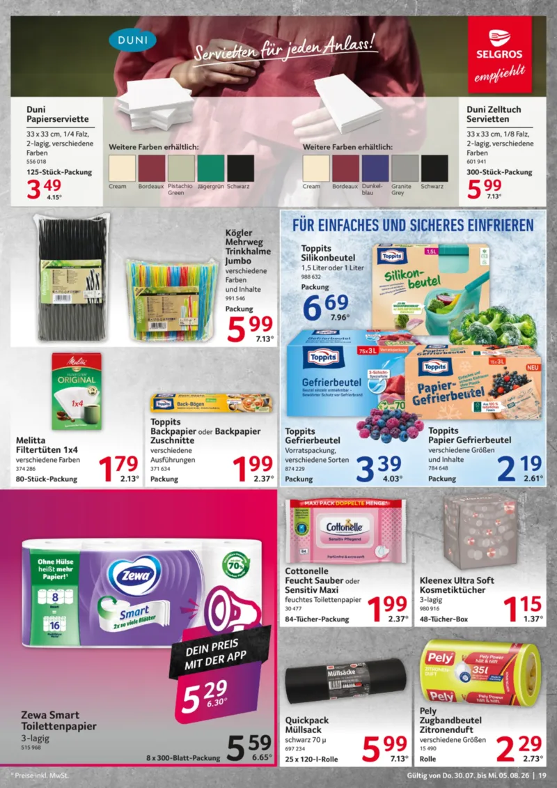 Selgros Prospekt vom 30.07.2026, Seite 19