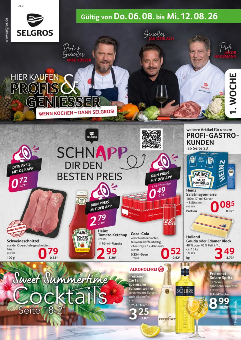 Selgros Prospekt vom 06.08.2026, Seite 1